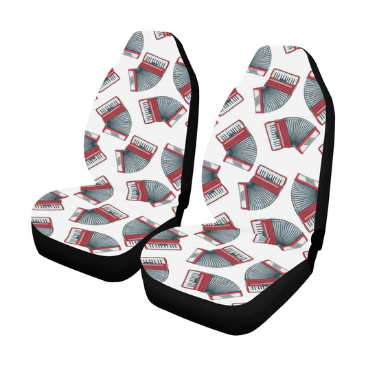 Accordion Pattern Print Design 03 Car Seat Covers (Set of 2)-JORJUNE.COM