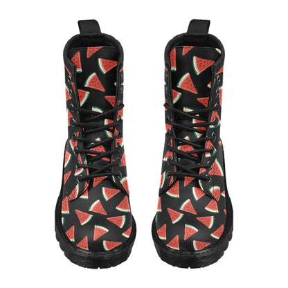 Watermelon Pattern Print Design WM01 Women's Boots