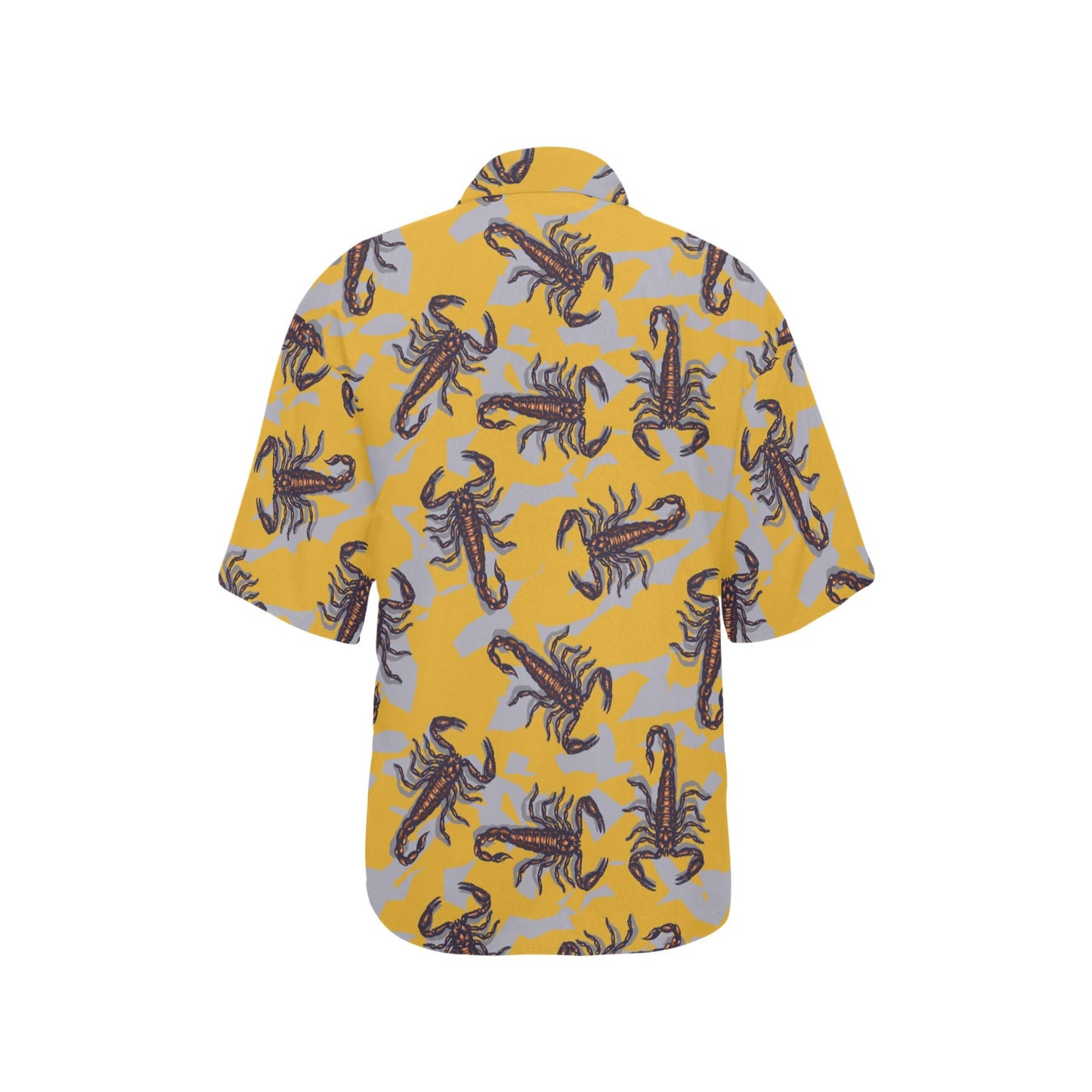 Scorpion Pattern Print Design 01 Women's Hawaiian Shirt