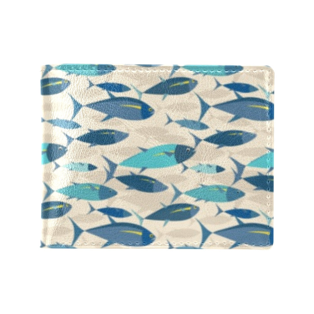 Tuna Fish Print Design LKS302 Men's ID Card Wallet