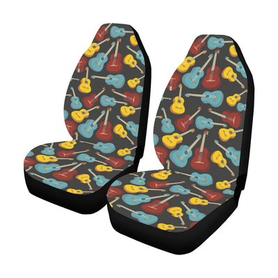 Acoustic Guitar Pattern Print Design 01 Car Seat Covers (Set of 2)-JORJUNE.COM