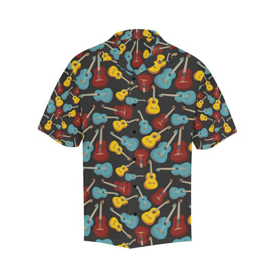 Acoustic Guitar Pattern Print Design 01 Hawaiian Shirt-JORJUNE.COM