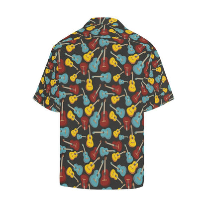 Acoustic Guitar Pattern Print Design 01 Hawaiian Shirt-JORJUNE.COM