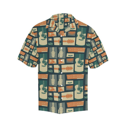 Acoustic Guitar Pattern Print Design 02 Hawaiian Shirt-JORJUNE.COM