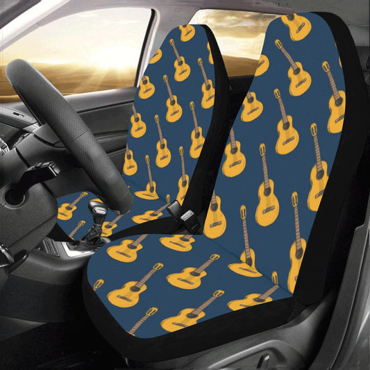 Acoustic Guitar Pattern Print Design 04 Car Seat Covers (Set of 2)-JORJUNE.COM