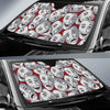Acting Mask Pattern Print Design 01 Car Sun Shade-JORJUNE.COM