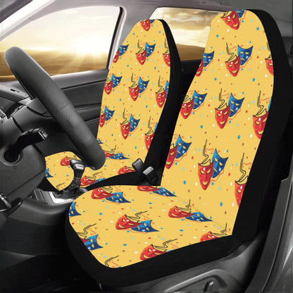 Acting Mask Pattern Print Design 02 Car Seat Covers (Set of 2)-JORJUNE.COM