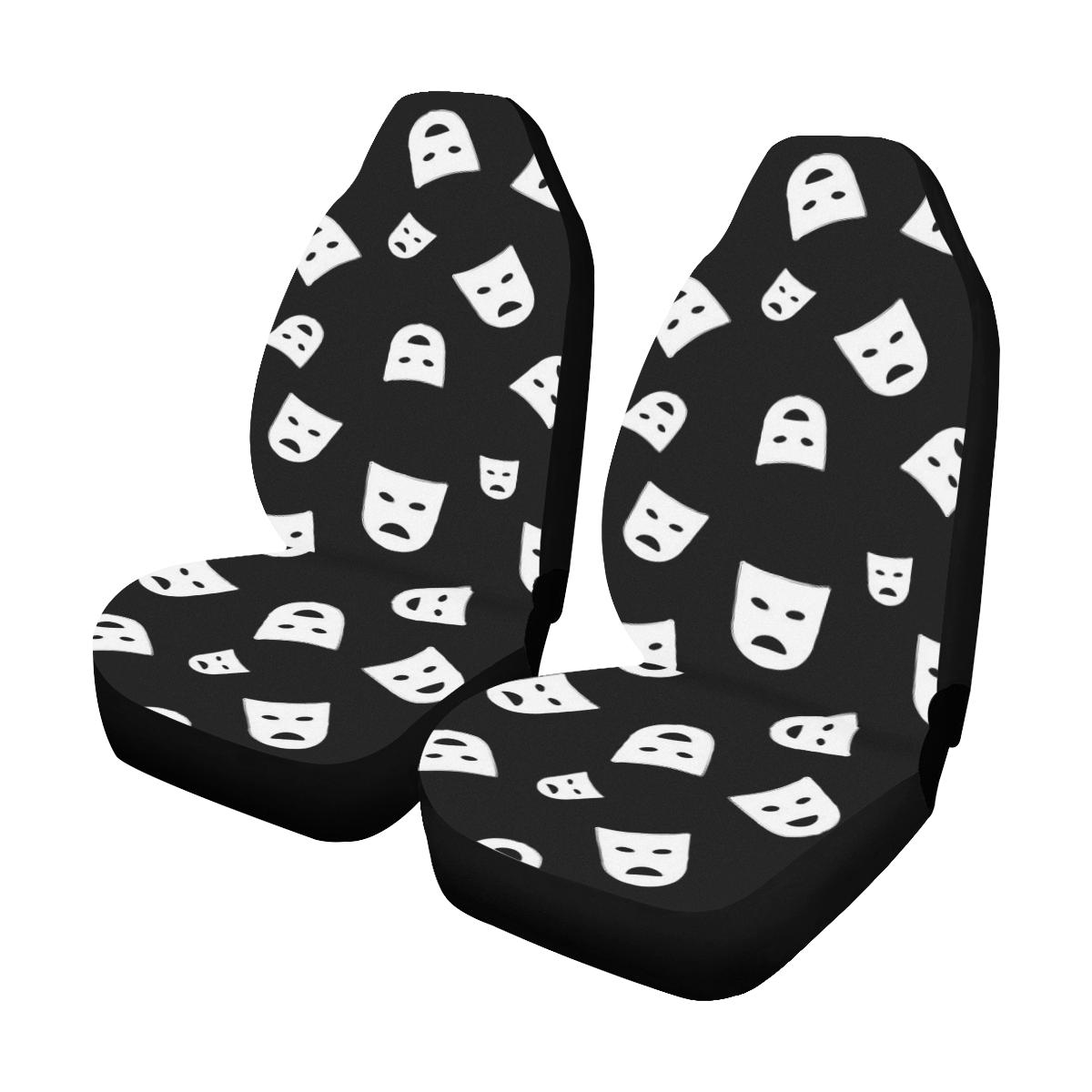 Acting Mask Pattern Print Design 03 Car Seat Covers (Set of 2)-JORJUNE.COM