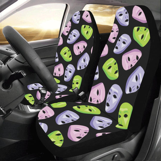 Acting Mask Pattern Print Design 04 Car Seat Covers (Set of 2)-JORJUNE.COM