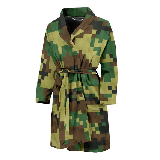 ACU Army Digital Pattern Print Design 02 Men Bathrobe-JORJUNE.COM