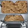 ACU Desert Digital Pattern Print Design 01 Car Sun Shade-JORJUNE.COM