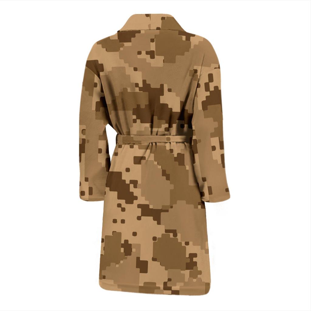 ACU Desert Digital Pattern Print Design 01 Men Bathrobe-JORJUNE.COM