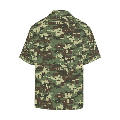 ACU Digital Army Camouflage Hawaiian Shirt-JORJUNE.COM