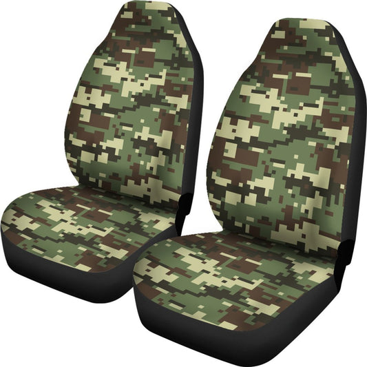 ACU Digital Army Camouflage Universal Fit Car Seat Covers