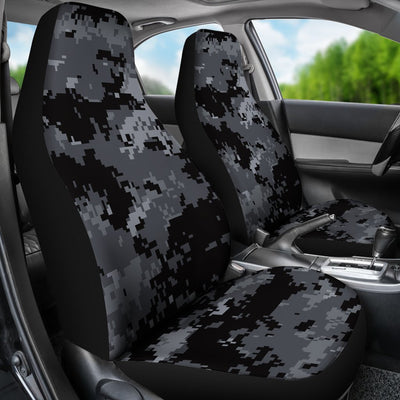 ACU Digital Black Camouflage Universal Fit Car Seat Covers