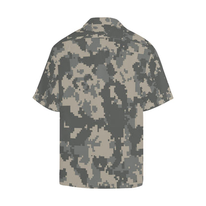 ACU Digital Camouflage Hawaiian Shirt-JORJUNE.COM