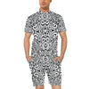 Polynesian Tattoo Pattern Men's Romper