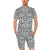 Polynesian Tattoo Pattern Men's Romper