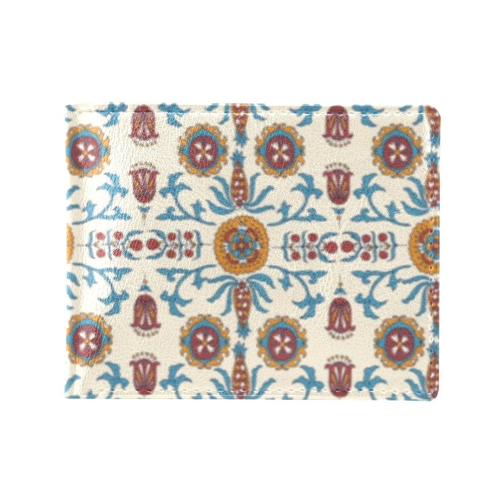 Suzani Print Design LKS301 Men's ID Card Wallet