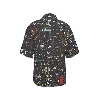 Math Pattern Print Design 04 Women's Hawaiian Shirt