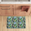 Cactus Watercolor Style Print Kitchen Mat