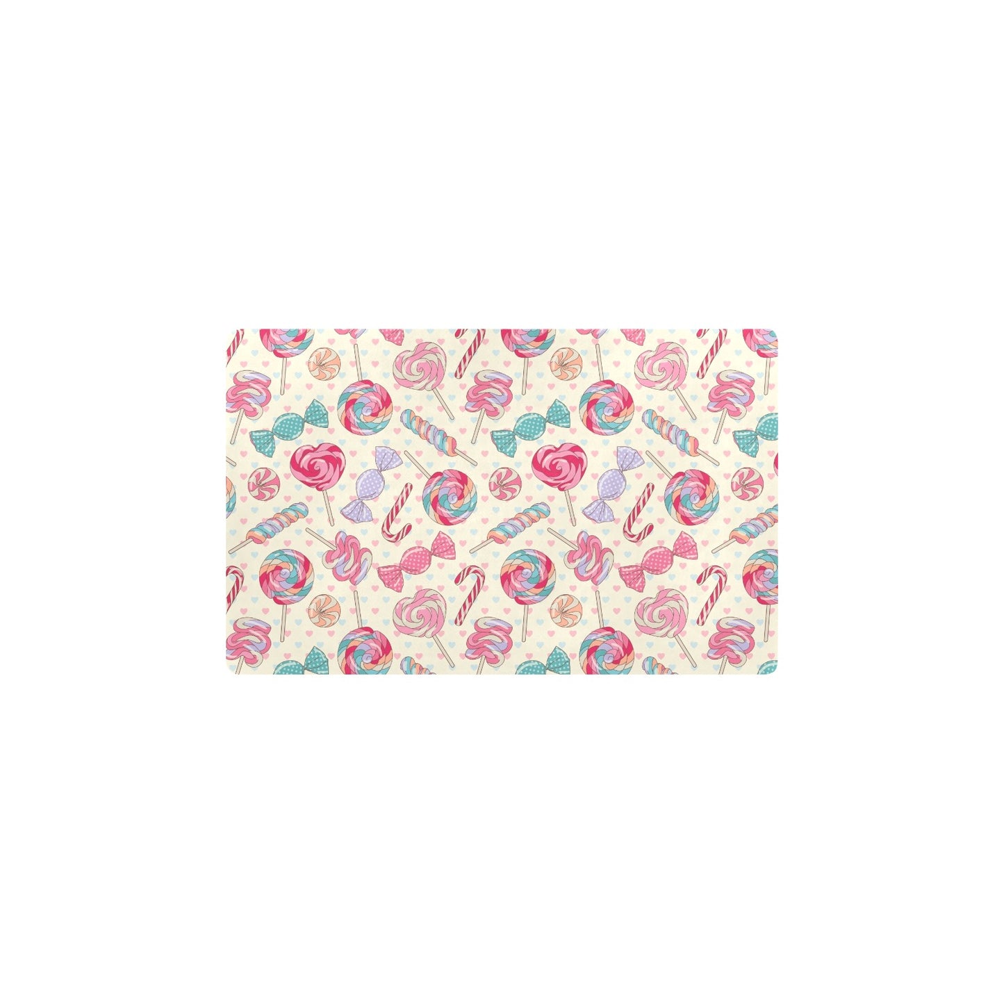 Candy Pattern Print Design CA04 Kitchen Mat