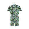 Cactus Watercolor Style Print Men's Romper