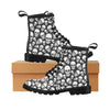 Skull Print Design LKS301 Women's Boots