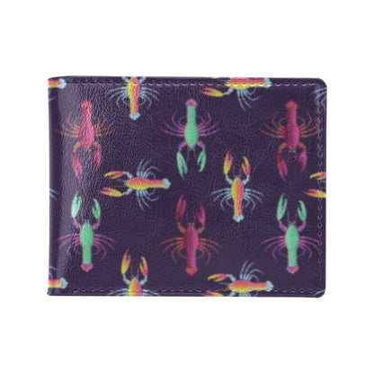 Lobster Print Design LKS402 Men's ID Card Wallet