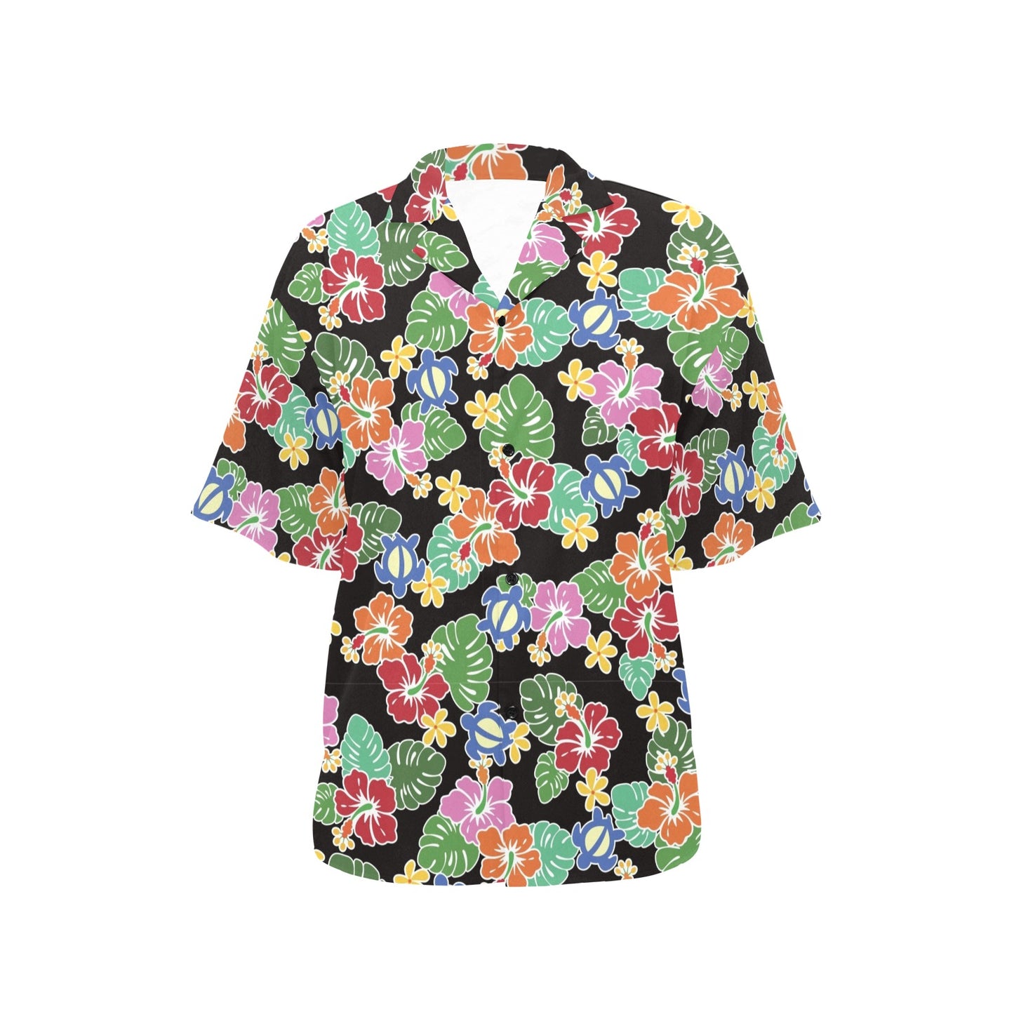 Hawaiian Themed Pattern Print Design H010 Women's Hawaiian Shirt