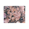 Camouflage Realistic Tree Leaf Print Men's ID Card Wallet