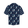 Wolf Moon Print Design LKS304 Men's Hawaiian Shirt