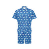 Shark Print Design LKS308 Men's Romper