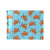 Brow Sea Turtle Print Pattern Men's ID Card Wallet