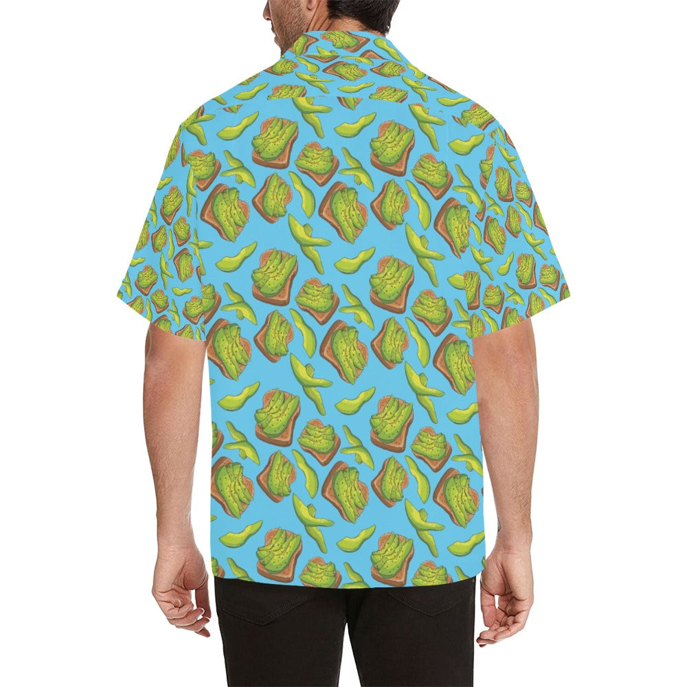 Sandwich Avocado Print Design LKS306 Men's Hawaiian Shirt