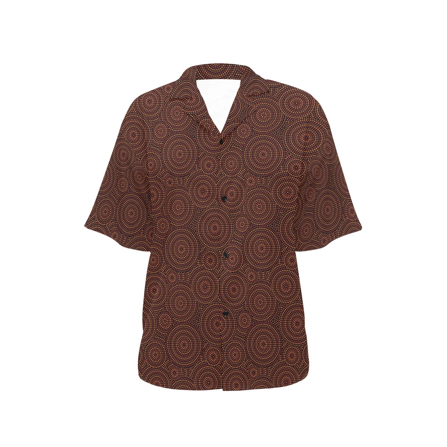 Aboriginal Pattern Print Design 02 Women's Hawaiian Shirt