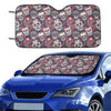 Sugar Skull Print Design LKS303 Car front Windshield Sun Shade