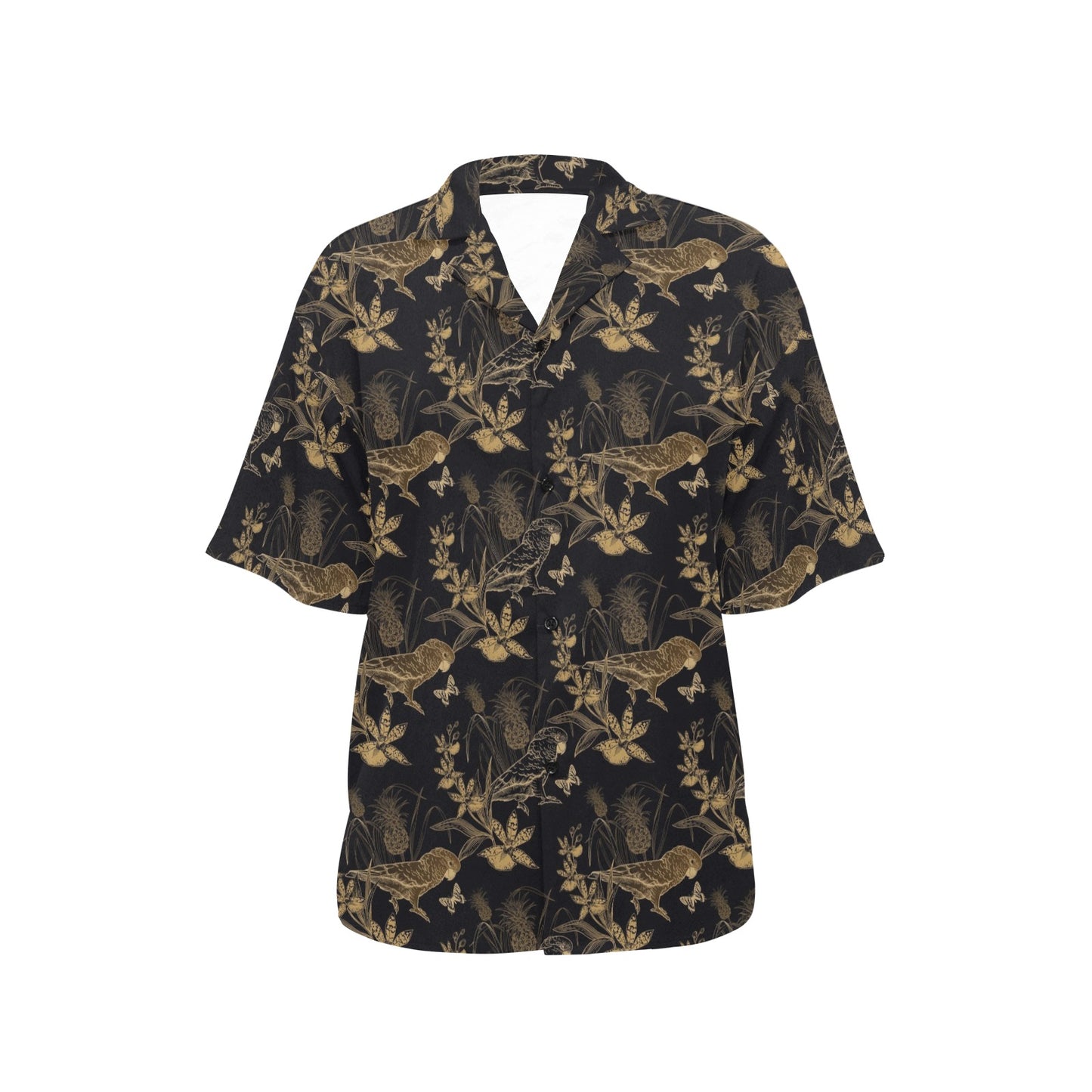 Parakeet Pattern Print Design A05 Women's Hawaiian Shirt