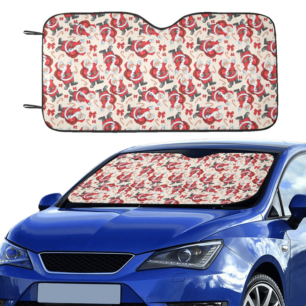 Santa Christmas Themed Print Design LKS302 Car front Windshield Sun Shade