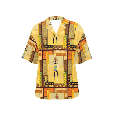 African Girl Design Women's Hawaiian Shirt