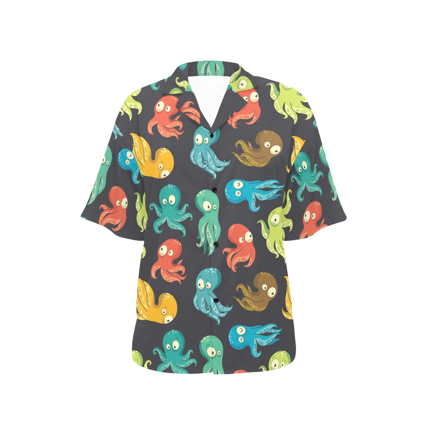 Octopus Pattern Print Design A01 Women's Hawaiian Shirt