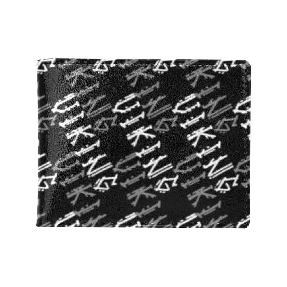 Vikings Print Design LKS306 Men's ID Card Wallet