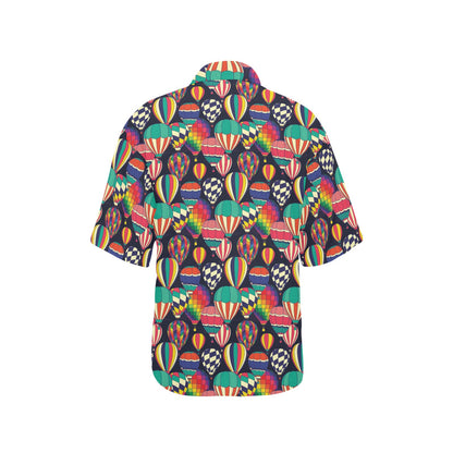 Ballon Pattern Print Design 02 Women's Hawaiian Shirt