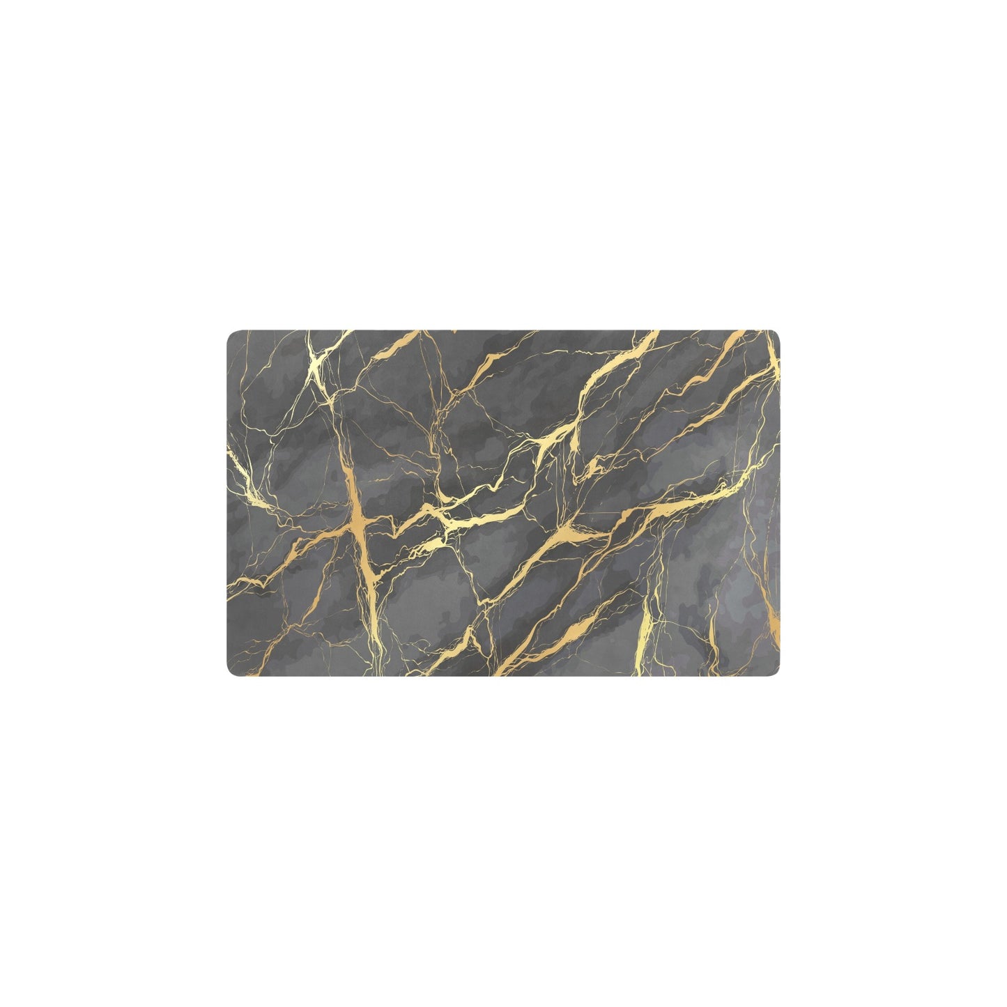 Marble Pattern Print Design 02 Kitchen Mat