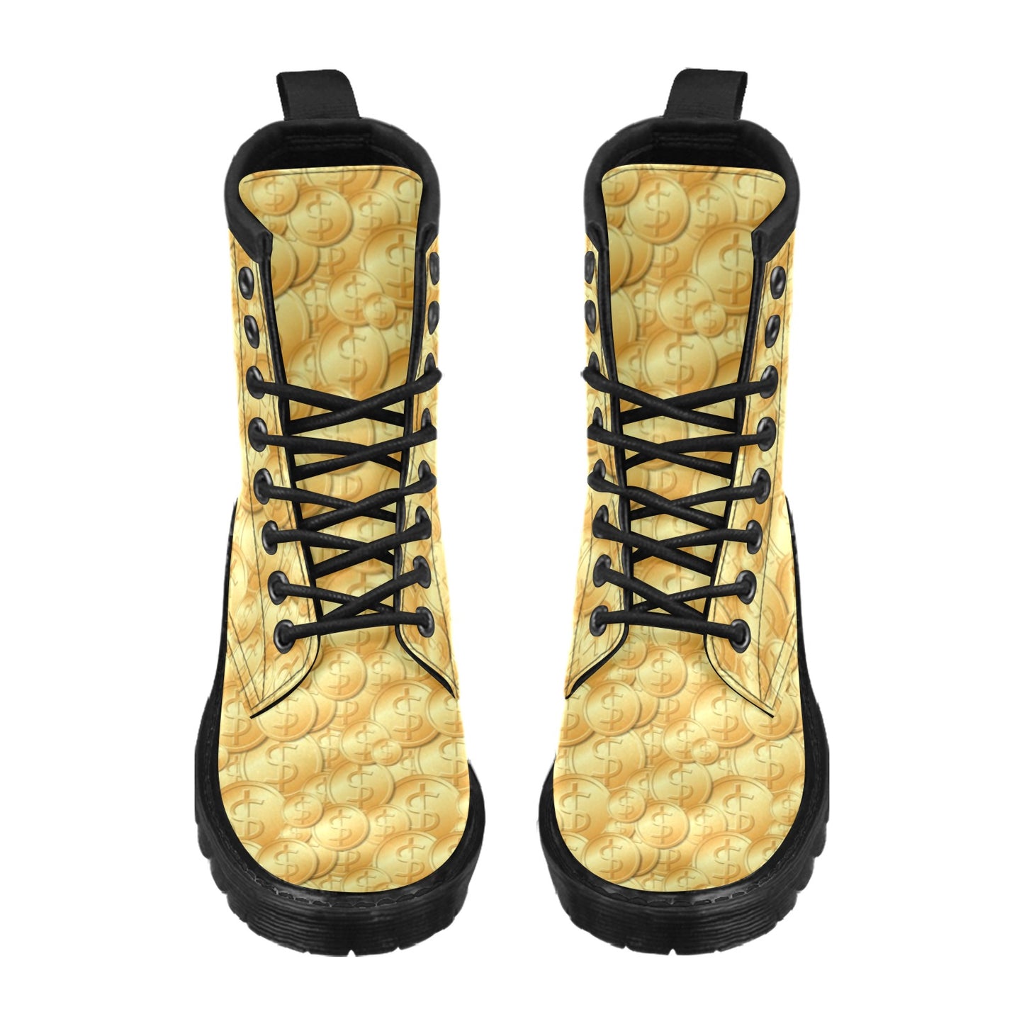 Dollar Pattern Print Design DO03 Women's Boots