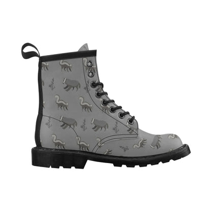 Skunk Print Design LKS301 Women's Boots