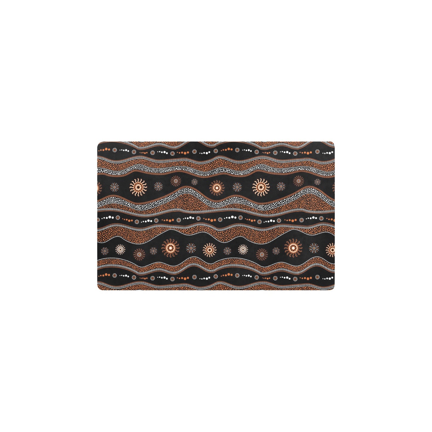 Aboriginal Print Design LKS404 Kitchen Mat
