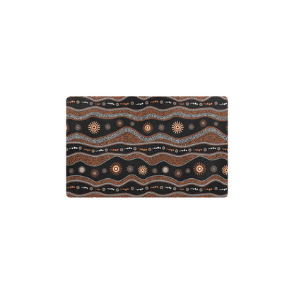 Aboriginal Print Design LKS404 Kitchen Mat