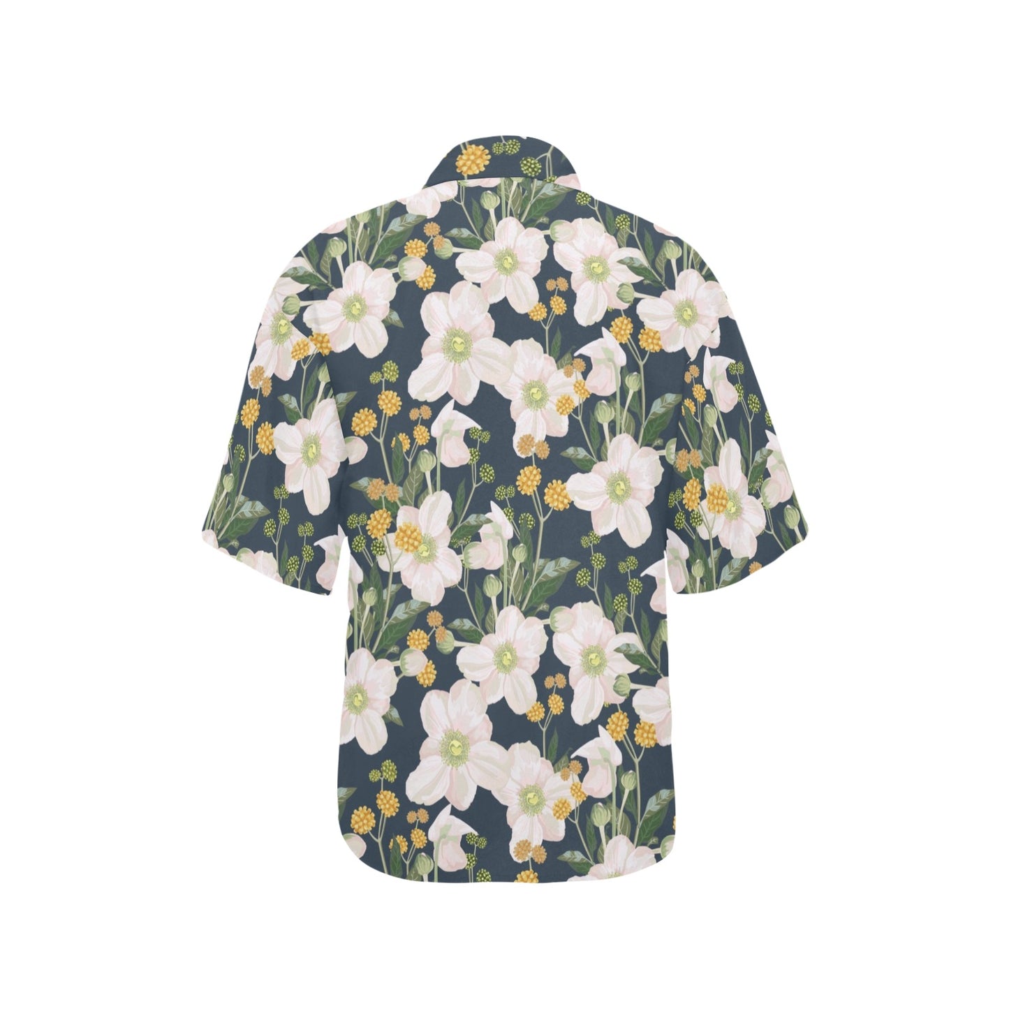 Anemone Pattern Print Design AM04 Women's Hawaiian Shirt