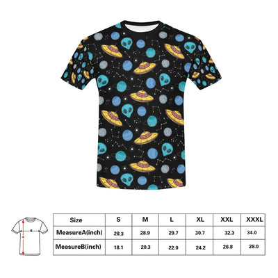 UFO Alien Print Design LKS306 Men's All Over Print T-shirt